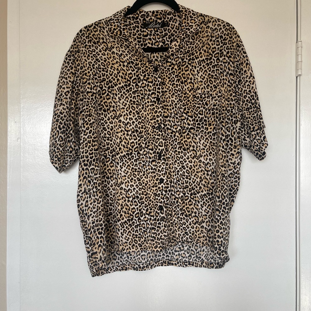 Cheetah button down shirt - Picture 5 of 8